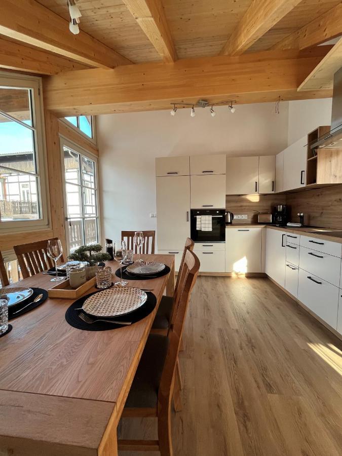 Ferienwohnung Blick Thyratal Obergeschoss Stolberg i. Harz 外观 照片